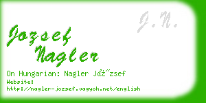 jozsef nagler business card